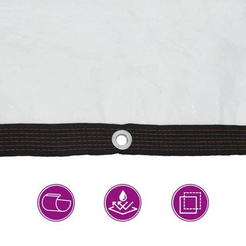 PRZEZROCZYSTA PLANDEKA Z OCZKAMI 6X12M POLIETYLEN