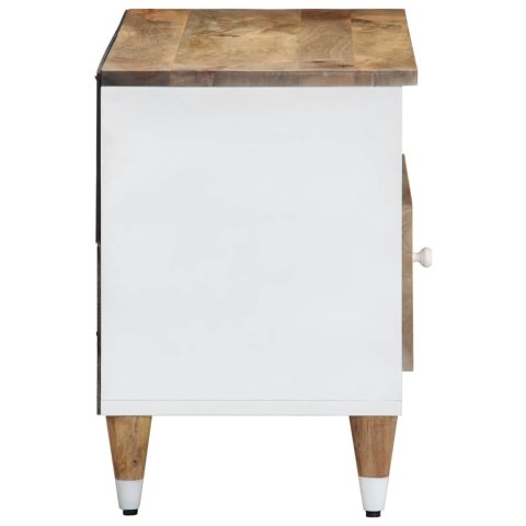 SZAFKA POD TELEWIZOR 80X33,5X46CM LITE DREWNO MANGO