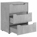 KOMODA "VISNES" BETONOWA SZARA 60X40X73CM DREWNO KLEJONE