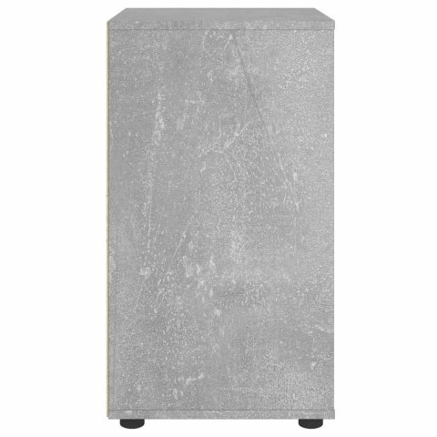 KOMODA "VISNES" BETONOWA SZARA 60X40X73CM DREWNO KLEJONE