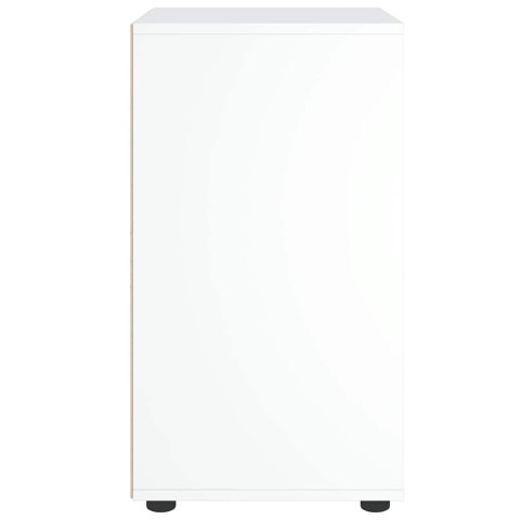 KOMODA "VISNES" BIAŁA 60X40X73CM DREWNO KLEJONE