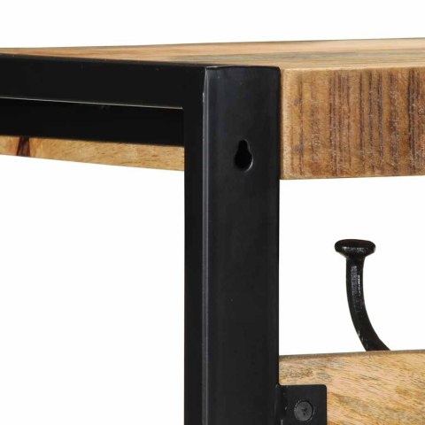 WIESZAK NA UBRANIA 80X35X35CM LITE DREWNO SUROWE MANGO