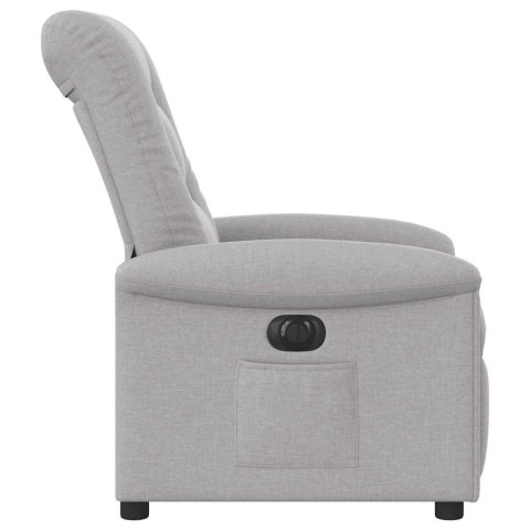ELEKTRYCZNY FOTEL ROZKŁADANY CLOUD GREY FABRIC