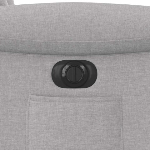 ELEKTRYCZNY FOTEL ROZKŁADANY CLOUD GREY FABRIC