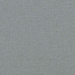 ELEKTRYCZNY FOTEL ROZKŁADANY JASNOSZARY OBITY TKANINĄ