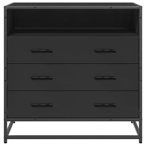 KOMODA CZARNA 70X41X70CM