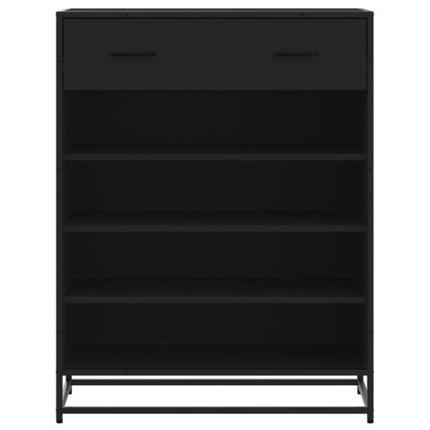 SZAFKA NA BUTY CZARNA 75X38X97,5CM