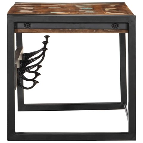 WIESZAK NA UBRANIA WIELOKOLOROWY LITE DREWNO ODZYSKANE