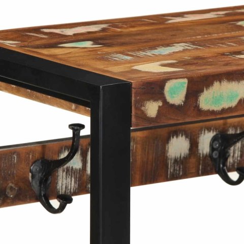 WIESZAK NA UBRANIA WIELOKOLOROWY LITE DREWNO ODZYSKANE