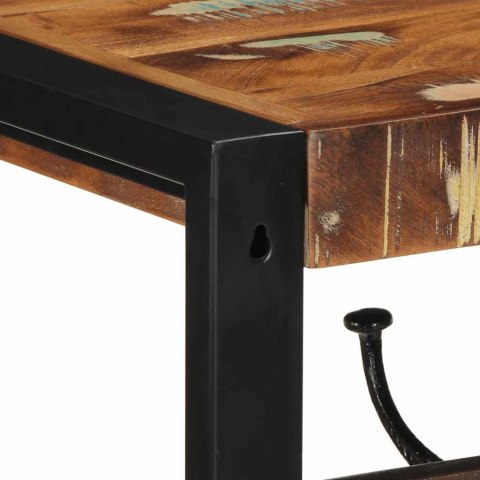 WIESZAK NA UBRANIA WIELOKOLOROWY LITE DREWNO ODZYSKANE