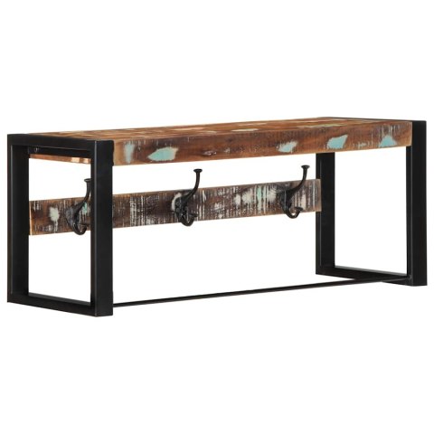 WIESZAK NA UBRANIA WIELOKOLOROWY LITE DREWNO ODZYSKANE