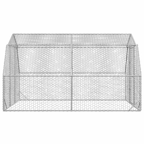 KURNIK DLA KUR PTAKÓW KRÓLIKÓW KACZEK GĘSI DLA KUR 2,5X4X2,25M STAL