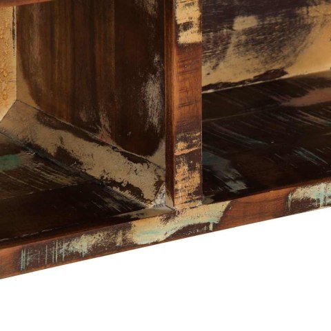 SZAFKA RTV WIELOKOLOROWA 80X30X25CM LITE DREWNO ODZYSKANE