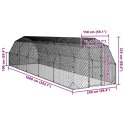 KURNIK DLA KUR PTAKÓW KRÓLIKÓW KACZEK GĘSI DLA KUR 2,5X10X2,25M STAL OCYNKOWANA