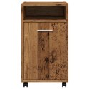 SZAFKA Z KÓŁKAMI STARE DREWNO 33X38X60CM