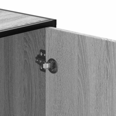 ŁAWKA Z MIEJSCEM NA BUTY SZARY DĄB SONOMA 100X40X53,5CM