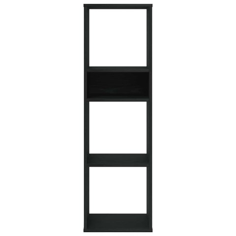 REGAŁ NA KSIĄŻKI CZARNY 34X31X112CM