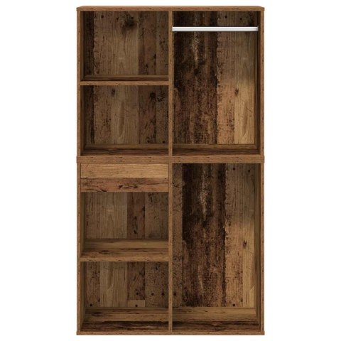 TOALETKA Z OŚWIETLENIEM LED STARE DREWNO DREWNO KLEJONE