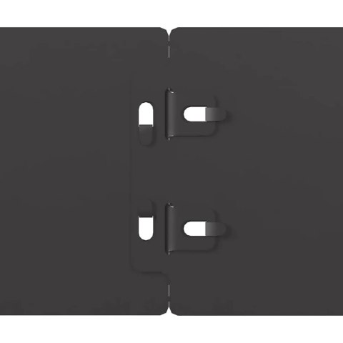 OBRZEŻA TRAWNIKOWE 10 SZT. CZARNE STAL WALCOWANA NA ZIMNO