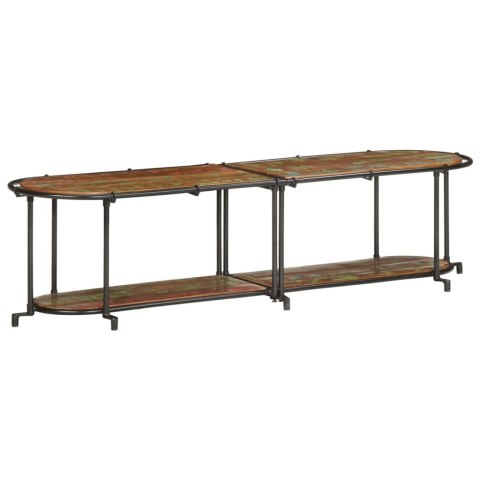 SZAFKA POD TELEWIZOR 160X42X40CM LITE DREWNO Z ODZYSKU