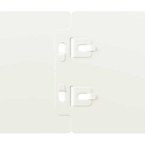 OBRZEŻA TRAWNIKOWE 50 SZT. BIAŁE STAL WALCOWANA NA ZIMNO