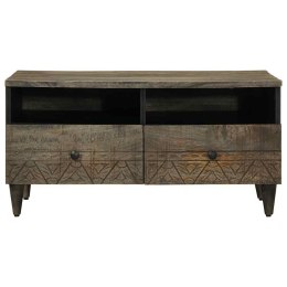 STOLIK KAWOWY JASNOSZARY 80X54X40CM DREWNO LITE MANGO