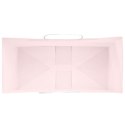 TORBA PAPIEROWA PROMOCYJNA NA PREZENT 50 SZT. RÓŻOWE 18X8X22CM