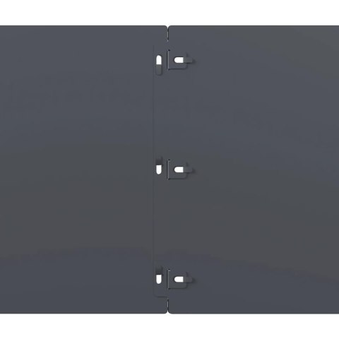 OBRZEŻA TRAWNIKOWE 10 SZT. ANTRACYT STAL WALCOWANA NA ZIMNO