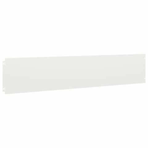 OBRZEŻA TRAWNIKOWE 10 SZT. BIAŁE STAL WALCOWANA NA ZIMNO