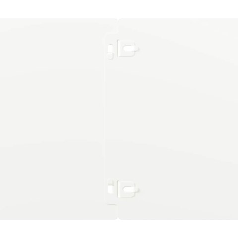 OBRZEŻA TRAWNIKOWE 10 SZT. BIAŁE STAL WALCOWANA NA ZIMNO