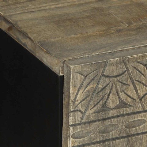 SZAFKA RTV JASNOSZARA 105X33,5X46CM DREWNO LITE MANGO