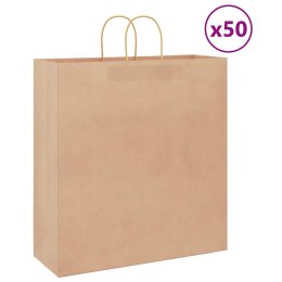 TORBA PAPIEROWA PROMOCYJNA NA PREZENT 50 SZT. CZARNE 32X12X42CM