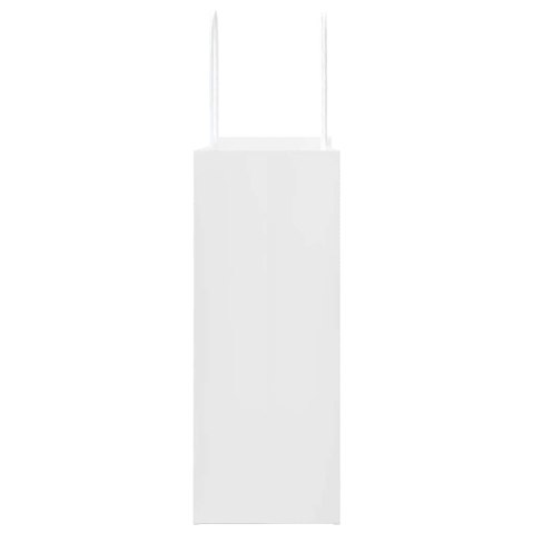 TORBA PAPIEROWA PROMOCYJNA NA PREZENT 50 SZT. BIAŁE 21X11X28CM