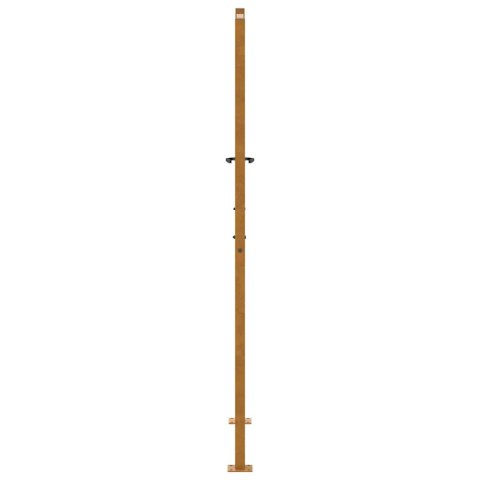 BRAMA OGRODOWA 105X180CM STAL NIERDZEWNA WZÓR LIŚCIA