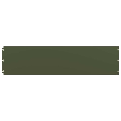 OBRZEŻA TRAWNIKOWE 10 SZT. OLIWKOWO-ZIELONE 25X103CM