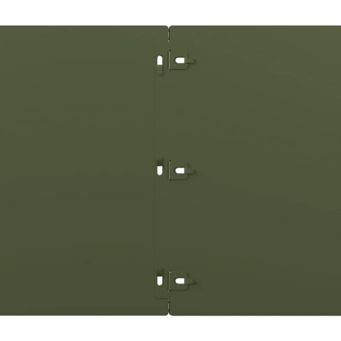 OBRZEŻA TRAWNIKOWE 10 SZT. OLIWKOWO-ZIELONE 25X103CM