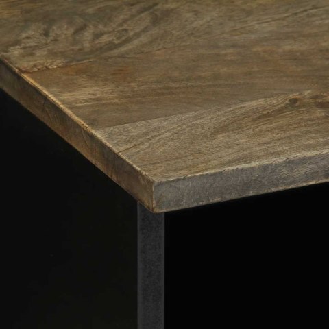 SZAFKA RTV JASNOSZARA 70X33,5X46CM DREWNO LITE MANGO