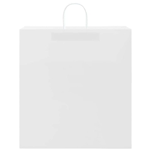 TORBY PAPIEROWE 250 SZT. Z UCHWYTAMI BIAŁE 45X17X48CM