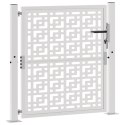 BRAMA OGRODOWA 105X105CM STAL NIERDZEWNA KRZYŻ WZÓR