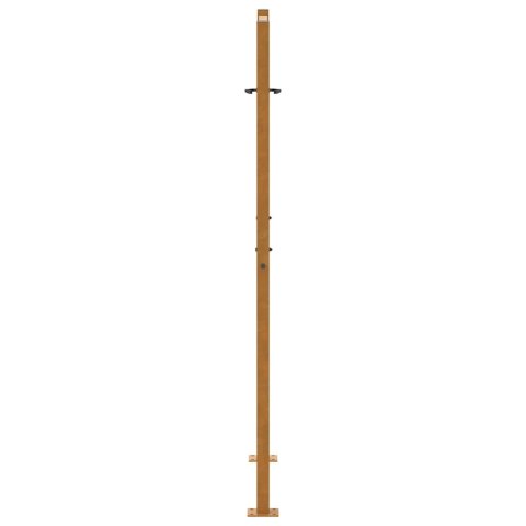 BRAMA OGRODOWA 105X155CM STAL NIERDZEWNA WZÓR LIŚCIA