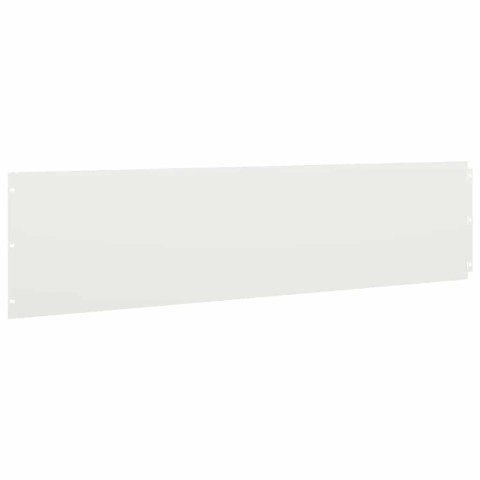 OBRZEŻA TRAWNIKOWE 10 SZT. BIAŁE STAL WALCOWANA NA ZIMNO