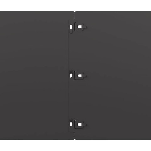 OBRZEŻA TRAWNIKOWE 10 SZT. CZARNE STAL WALCOWANA NA ZIMNO