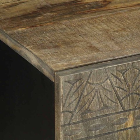 SZAFKA RTV JASNOSZARA 105X33,5X46CM DREWNO LITE MANGO