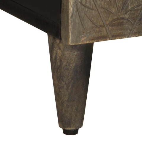 SZAFKA RTV JASNOSZARA 105X33,5X46CM DREWNO LITE MANGO