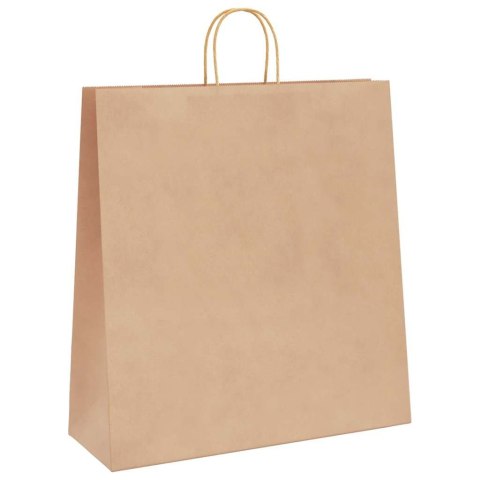 TORBA PAPIEROWA PROMOCYJNA NA PREZENT 250 SZT. BRĄZOWE 45X17X48CM