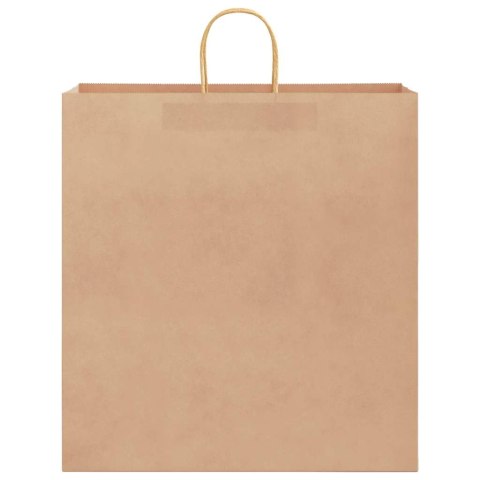 TORBA PAPIEROWA PROMOCYJNA NA PREZENT 250 SZT. BRĄZOWE 45X17X48CM