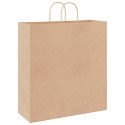TORBA PAPIEROWA PROMOCYJNA NA PREZENT 250 SZT. BRĄZOWE 45X17X48CM