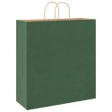 TORBY PAPIEROWE 250 SZT. Z UCHWYTAMI ZIELONE 45X17X48CM