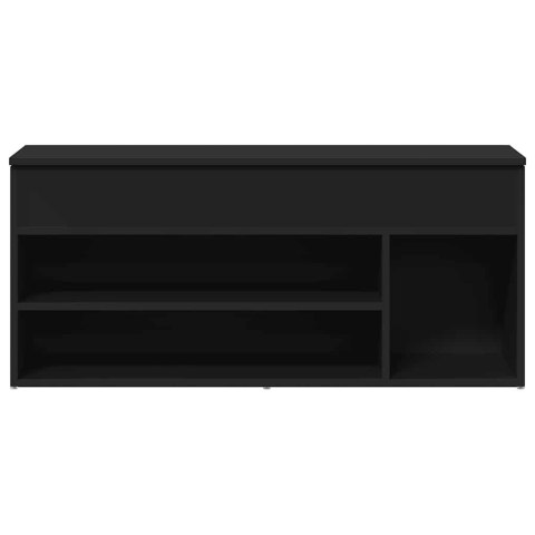 ŁAWKA NA BUTY CZARNA 102X30,5X45CM