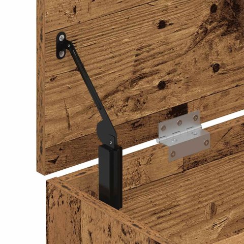 ŁAWKA ZE SCHOWKIEM NA BUTY STARE DREWNO 102X30,5X45CM